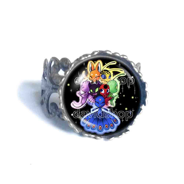 Peacock Cat Noir Volpina Rena Rouge Queen Bee Miraculous Ladybug Ring Fashion Jewelry Cosplay