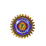 Chakra Brooch Badge Pin Yoga Meditation Buddha Fashion Jewelry Om Symbol Spiritual