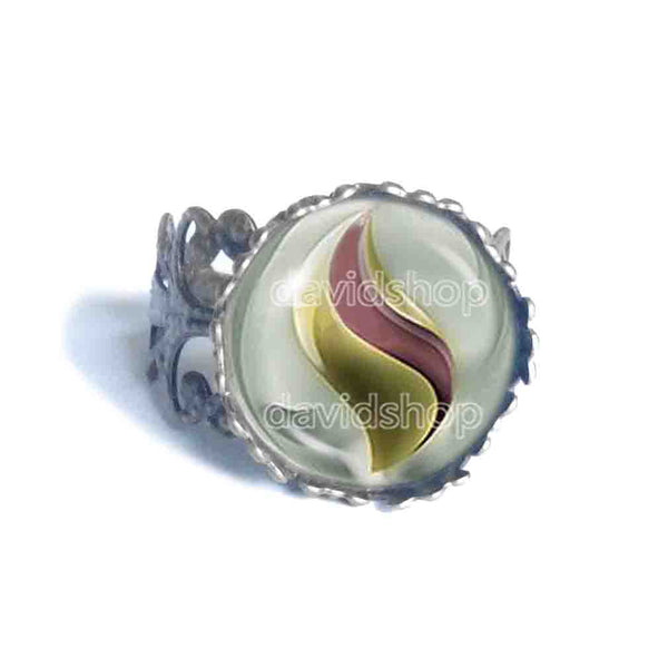 Pokemon Alakazite Mega Stone Ring Anime Jewelry Alakazam Cosplay Charm