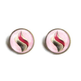Pokemon Audinite Mega Stone Earrings Ear Cuff Jewelry Audino Cosplay Charm
