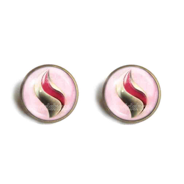 Pokemon Audinite Mega Stone Earrings Ear Cuff Jewelry Audino Cosplay Charm
