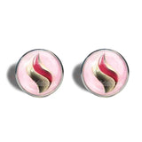 Pokemon Audinite Mega Stone Cufflinks Cuff links Jewelry Audino Cosplay