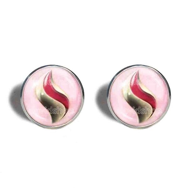 Pokemon Audinite Mega Stone Cufflinks Cuff links Jewelry Audino Cosplay