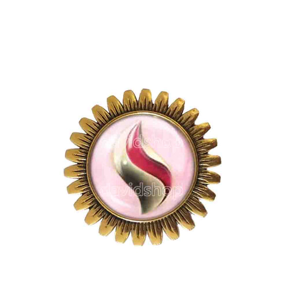 Pokemon Audinite Mega Stone Brooch Badge Pin Anime Jewelry Audino Cosplay Charm