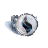 Pokemon Blastoisinite Mega Stone Ring Anime Jewelry Blastoise Cosplay Charm