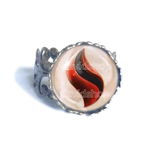 Pokemon Blazikenite Mega Stone Ring Anime Jewelry Blaziken Cosplay Charm