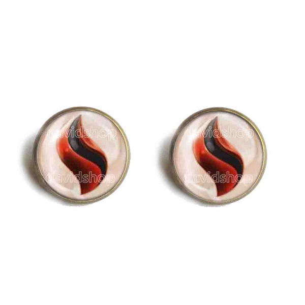 Pokemon Blazikenite Mega Stone Earrings Ear Cuff Jewelry Blaziken Cosplay Charm