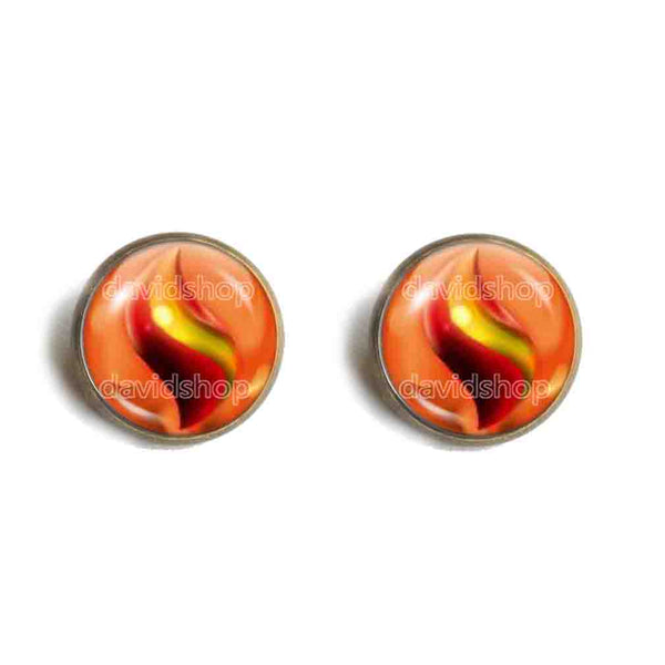 Pokemon Charizardite Y Mega Stone Earrings Ear Cuff Jewelry Charizard Cosplay
