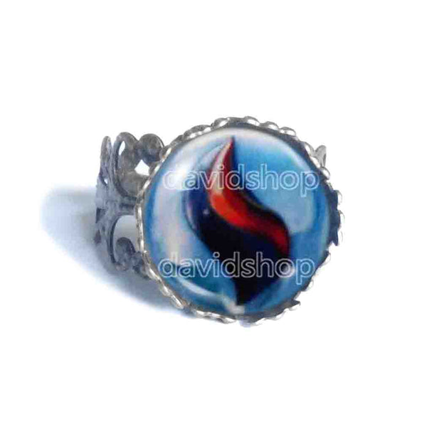 Pokemon Gengarite Ring Anime Jewelry Gengar Mega Stone Cosplay
