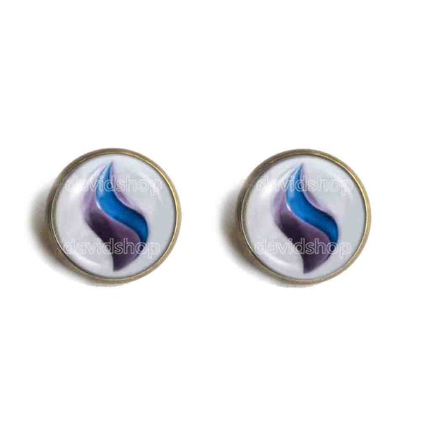 Pokemon Mewtwonite X Mega Stone Earrings Ear Cuff Jewelry Mewtwo Cosplay