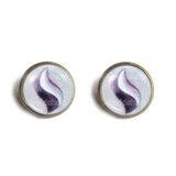 Pokemon Mewtwonite Y Mega Stone Earrings Ear Cuff Jewelry Mewtwo Cosplay