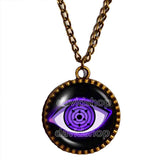 Rinnegan Sharingan Eyes Necklace Pendant Fashion Jewelry Rinne Mangekyo Naruto Jutsu Sasuke Itachi Shisui Cosplay