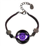 Rinnegan Sharingan Eyes Bracelet Pendant Fashion Jewelry Rinne Mangekyo Naruto Jutsu Sasuke Itachi Shisui Cosplay