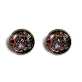 Creepypasta TICCI TOBY Ear Cuff Stud Earring Fashion Jewelry Steampunk Eyeless jack JEFF THE KILLER Gear