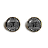 Pi Ear Cuff Stud Earring Fashion Jewelry Cosplay Logo Sign Pi Day Math