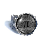 Pi Ring Fashion Jewelry Cosplay Logo Sign Pi Day Math