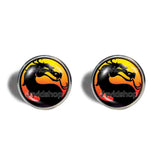 Mortal Kombat X Dragon Cufflinks Cuff links Fashion Jewelry Game Funny Cute