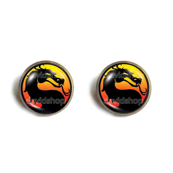 Mortal Kombat X Dragon Earrings Ear Cuff Fashion Jewelry Game Funny Cute