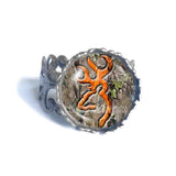 Browning Deer Ring Buckmark Buck Hunting Bow Hunter Fashion Jewelry