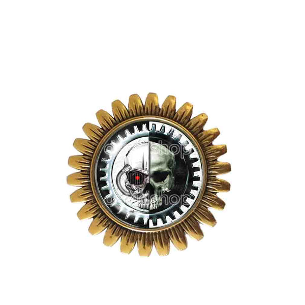Warhammer 40k Adeptus Mechanicus Brooch Badge Pin Space Marine Fashion Jewelry