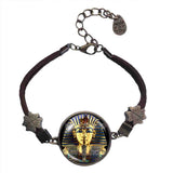 King Tut Bracelet Tutankhamun Golden King Antique Egyptian Jewelry