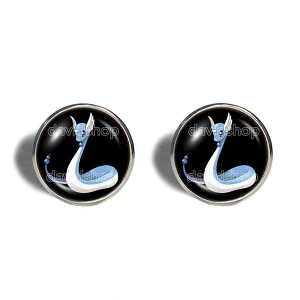 Pokemon Dragonair Cufflinks Cuff links Fashion Jewelry Anime Evolution