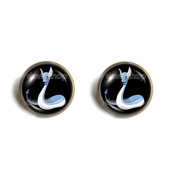 Pokemon Dragonair Earrings Ear Cuff Fashion Jewelry Anime Evolution