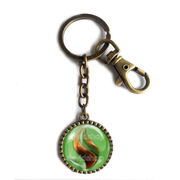 Pokemon Sceptilite Mega Stone Keychain Car Cute Keyring Sceptile Cosplay