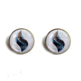 Pokemon Glalitite Mega Stone Earrings Ear Cuff Jewelry Glalie Cosplay