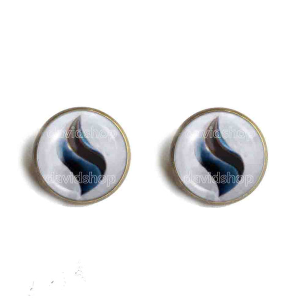 Pokemon Glalitite Mega Stone Earrings Ear Cuff Jewelry Glalie Cosplay