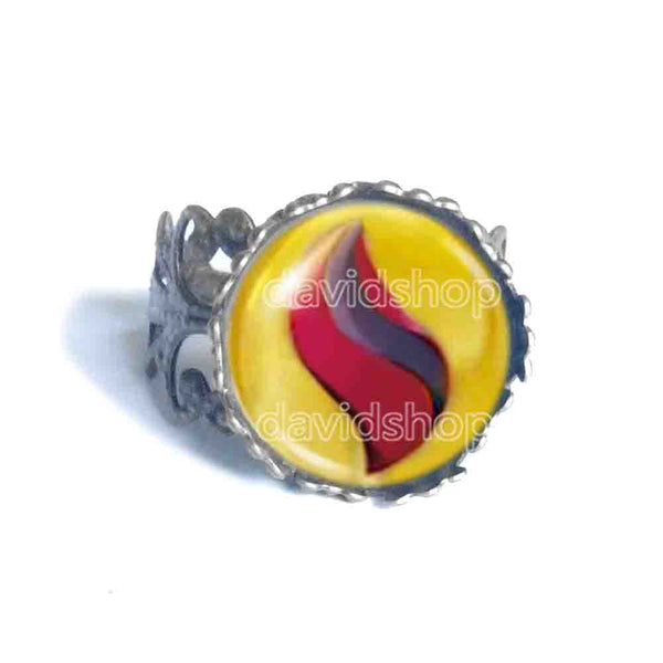 Pokemon Sablenite Mega Stone Ring Anime Jewelry Sableye Cosplay