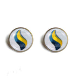Pokemon Sharpedonite Mega Stone Earrings Ear Cuff Jewelry Sharpedo Cosplay