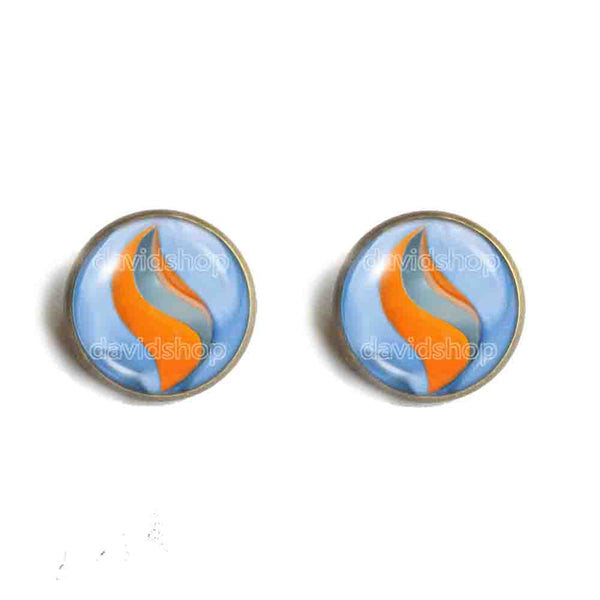 Pokemon Swampertite Mega Stone Earrings Ear Cuff Jewelry Swampert Cosplay