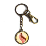 Pokemon Lopunnite Mega Stone Keychain Key Chain Car Key Ring Cute Keyring Lopunny Cosplay