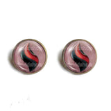 Pokemon Houndoominite Mega Stone Earrings Ear Cuff Jewelry Houndoom Cosplay