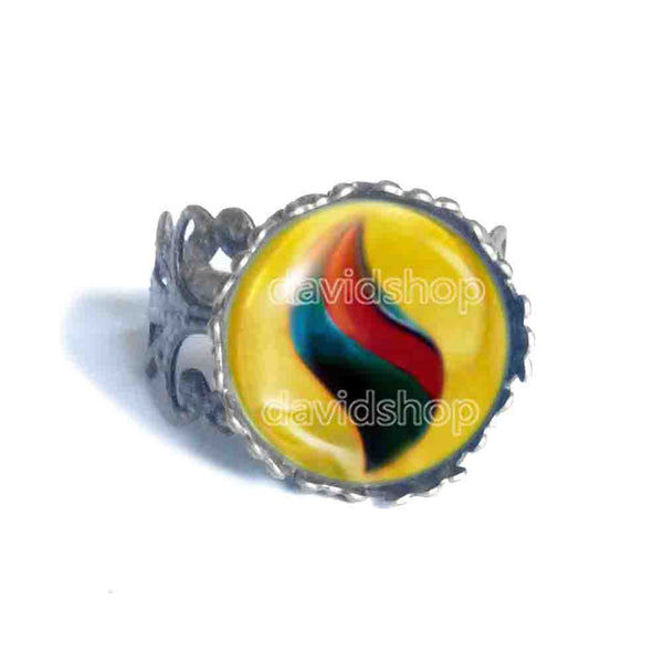 Pokemon Gyaradosite Ring Anime Jewelry Gyarados Mega Stone Cosplay