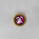 Pokemon Eevee Evolution Sylveon Brooch Badge Pin Fashion Jewelry Anime Cosplay Cute