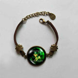 Pokemon Eevee Evolution Leafeon Bracelet Pendant Fashion Jewelry Anime Cosplay Cute