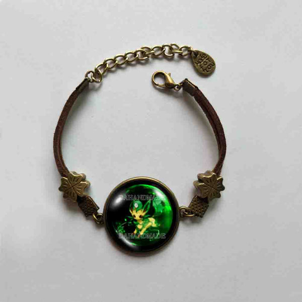 Pokemon Eevee Evolution Leafeon Bracelet Pendant Fashion Jewelry Anime Cosplay Cute