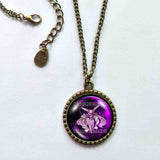 Pokemon Eevee Evolution Espeon Necklace Pendant Fashion Jewelry Anime Cosplay Cute