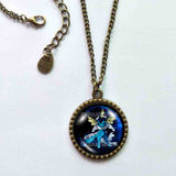 Pokemon Eevee Evolution Vaporeon Necklace Pendant Fashion Jewelry Anime Cosplay Cute