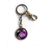 Pokemon Eevee Evolution Espeon Keychain Car Cute Keyring Anime Cosplay Cute