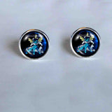 Pokemon Eevee Evolution Vaporeon Cufflinks Cuff links Fashion Jewelry Anime Cosplay Cute