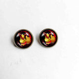 Pokemon Eevee Evolution Flareon Earrings Ear Cuff Fashion Jewelry Anime Cosplay Cute