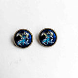 Pokemon Eevee Evolution Vaporeon Earrings Ear Cuff Fashion Jewelry Anime Cosplay Cute
