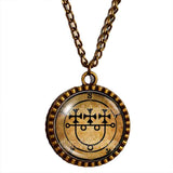 Seal Sigil Of Sitri Necklace Pendant Fashion Jewelry Lesser Key Of Solomon Goetia Demon Sigils Symbol Art Cute Gift Cosplay Charm