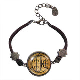 Seal Sigil Of Aim Bracelet Pendant Fashion Jewelry Symbol Lesser Key Of Solomon Goetia Demon Sigils Art Cute Gift Cosplay Charm