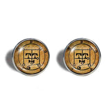 Seal Sigil Of Botis Earrings Ear Cuff Fashion Jewelry Lesser Key Of Solomon Goetia Demon Sigils Symbol Art Cute Gift Cosplay Charm