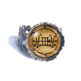 Seal Sigil Of Sallos Ring Fashion Jewelry Lesser Key Of Solomon Goetia Demon Sigils Symbol Art Cute Gift Cosplay Charm