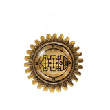 Seal Sigil Of Raum Brooch Badge Pin Fashion Jewelry Lesser Key Of Solomon Goetia Demon Sigils Symbol Art Cute Gift Cosplay Charm